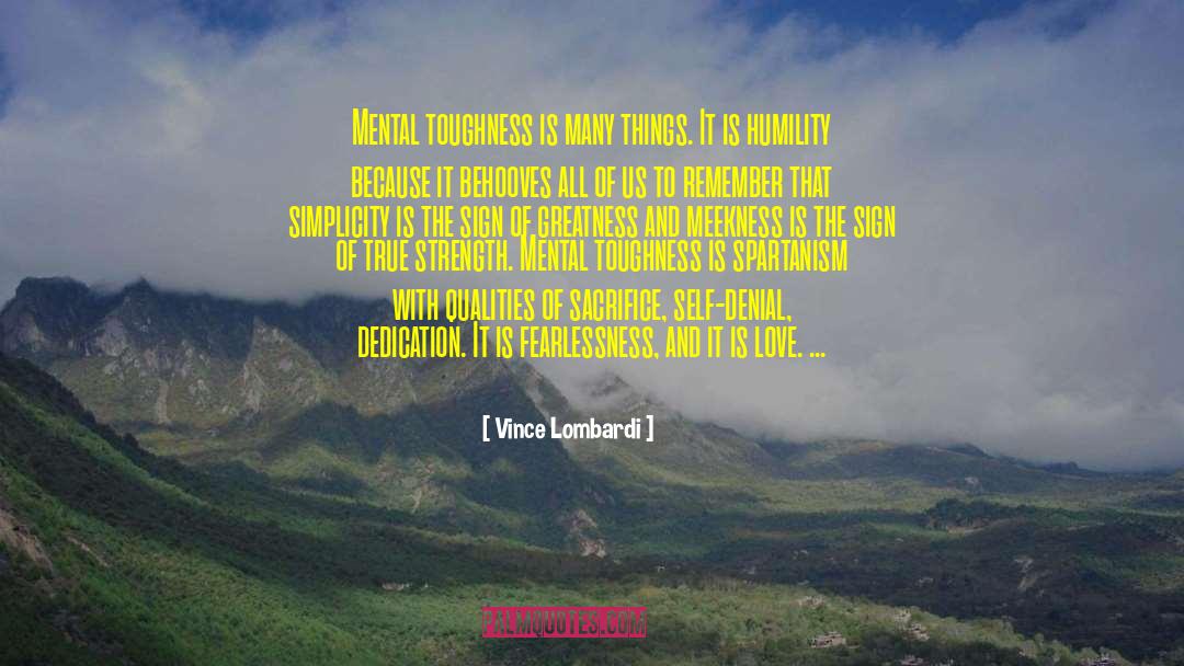 Voluntary Simplicity quotes by Vince Lombardi