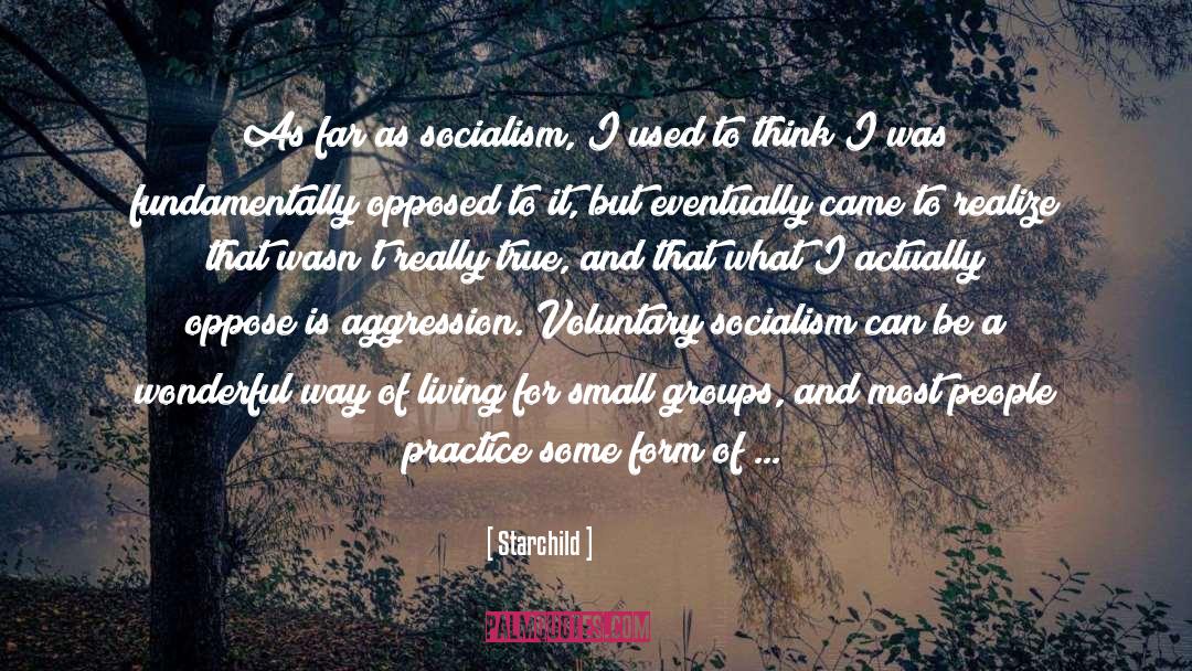 Voluntary Socialism quotes by Starchild