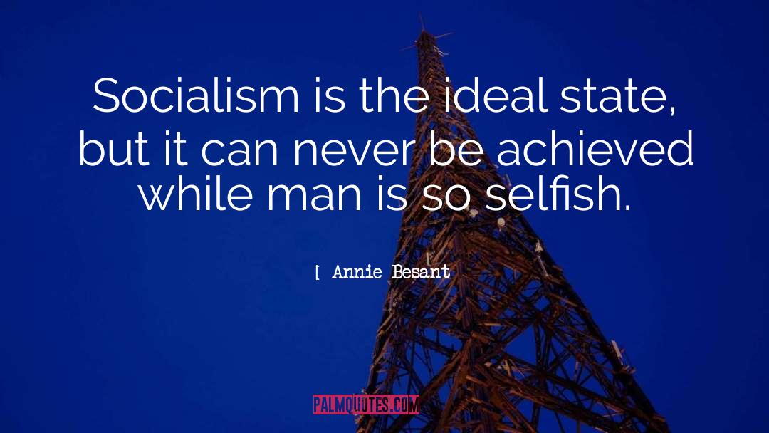 Voluntary Socialism quotes by Annie Besant