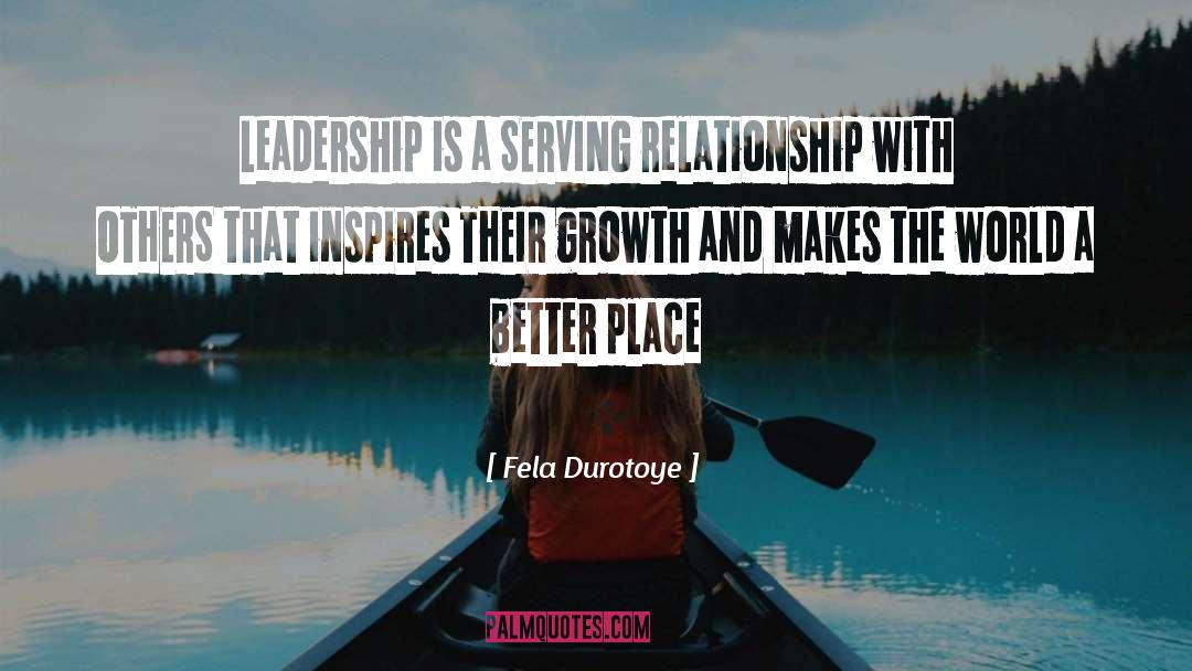 Volunteer Leadership quotes by Fela Durotoye
