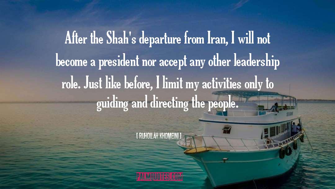 Volunteer Leadership quotes by Ruhollah Khomeini