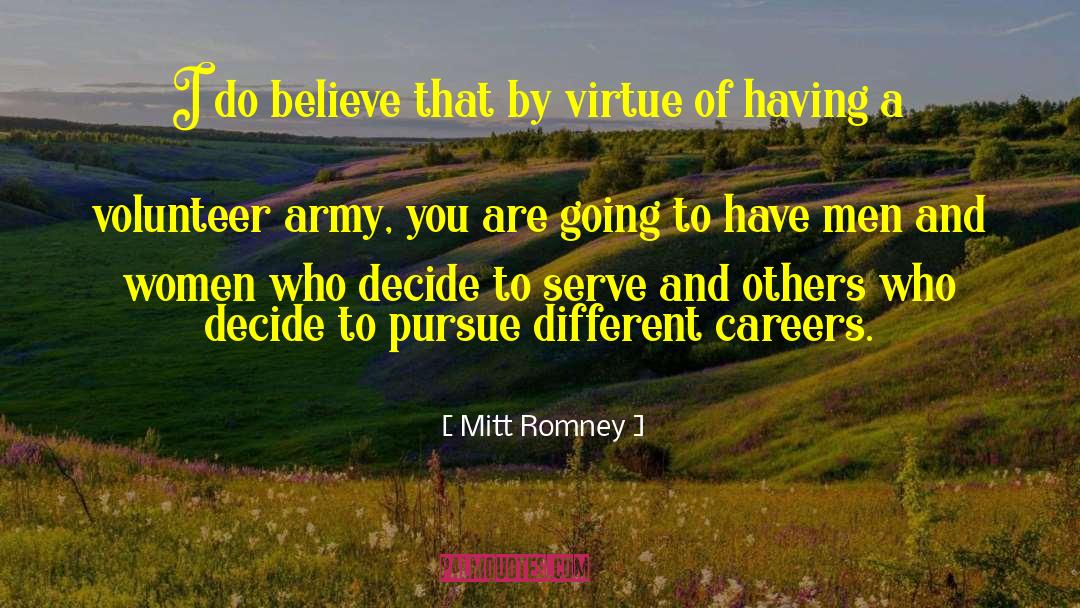 Volunteer quotes by Mitt Romney
