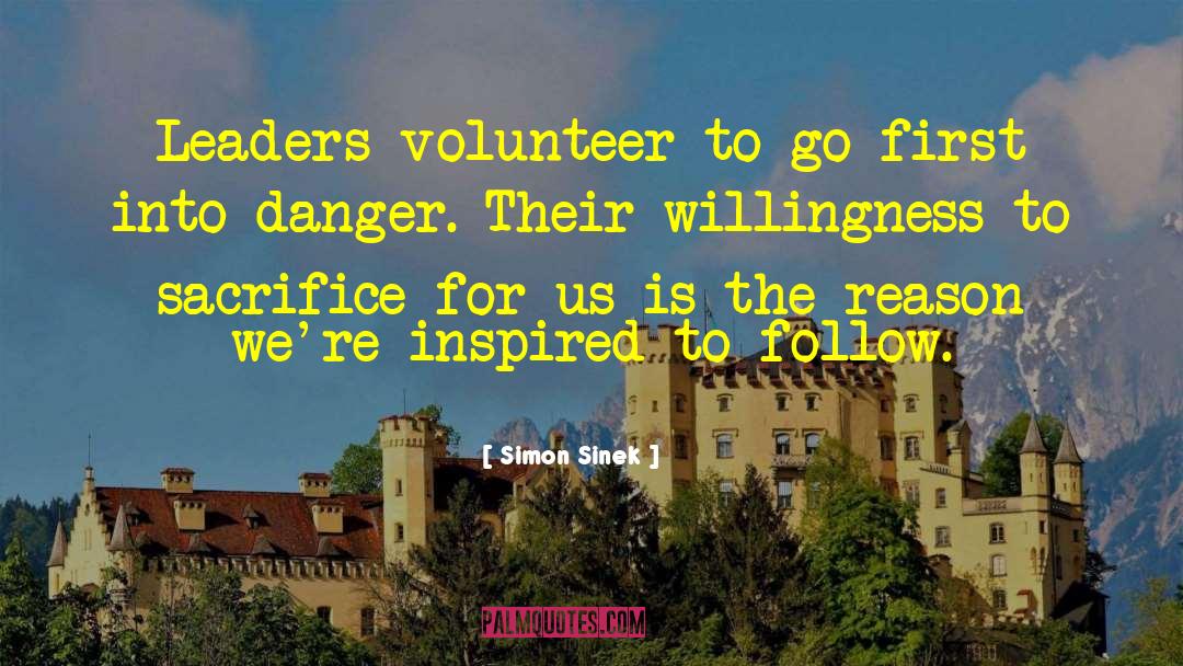 Volunteer quotes by Simon Sinek