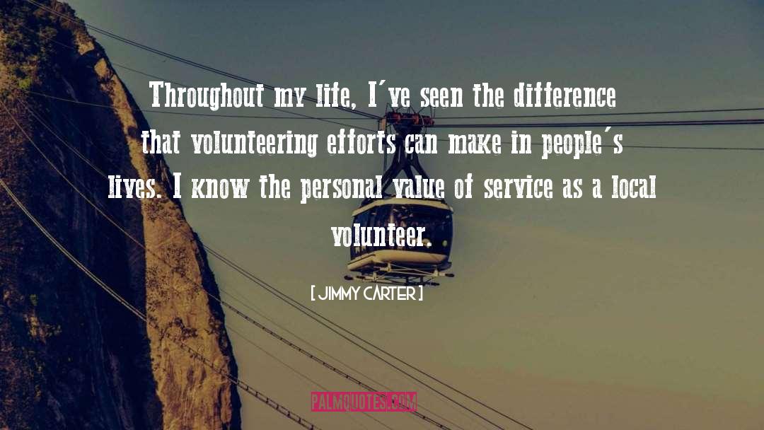 Volunteering quotes by Jimmy Carter