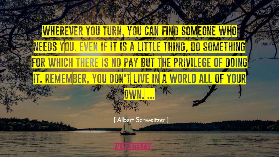 Volunteerism quotes by Albert Schweitzer