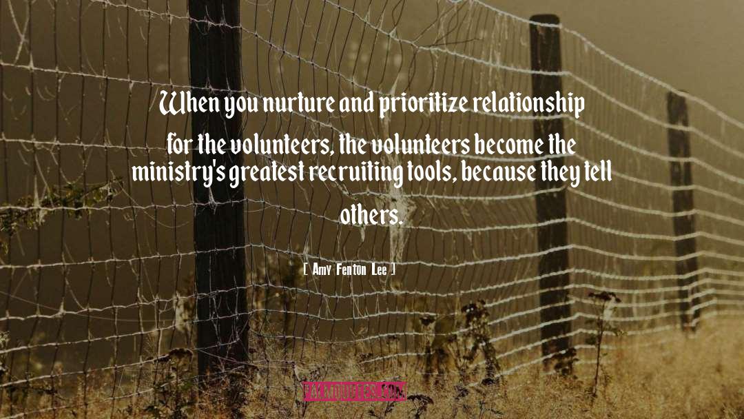 Volunteers quotes by Amy Fenton Lee