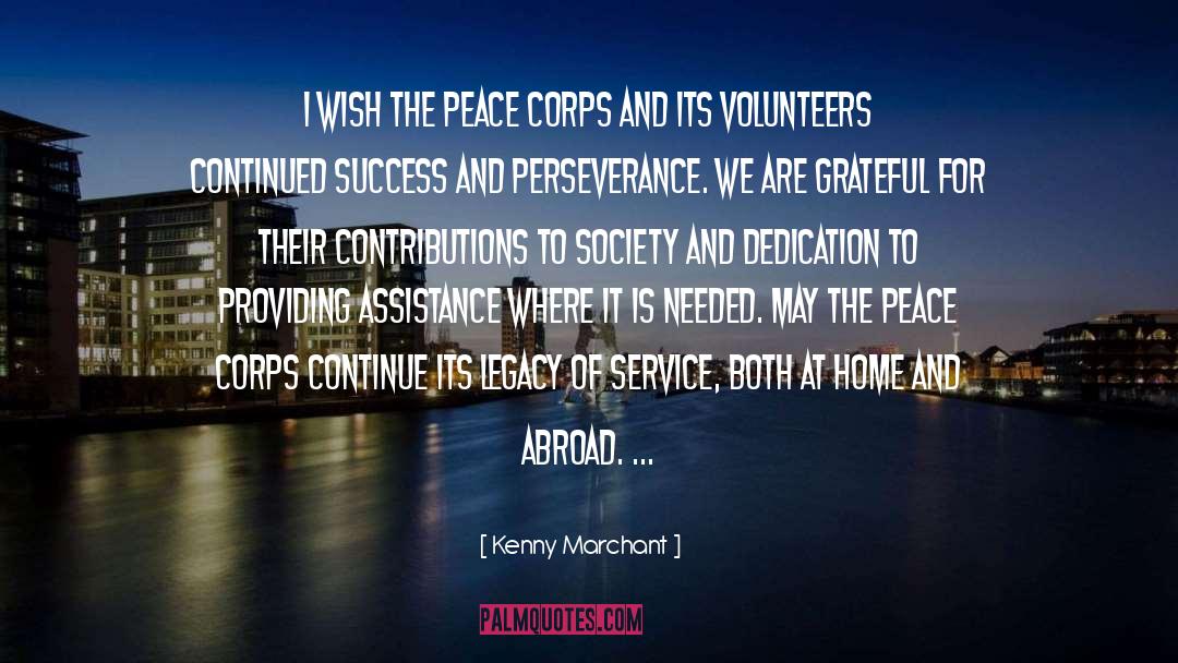 Volunteers quotes by Kenny Marchant
