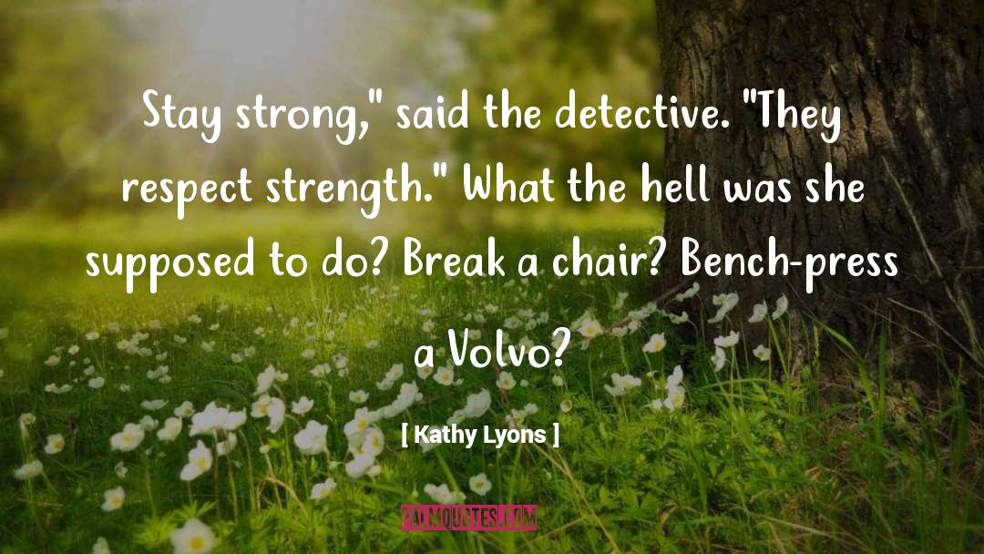 Volvo quotes by Kathy Lyons