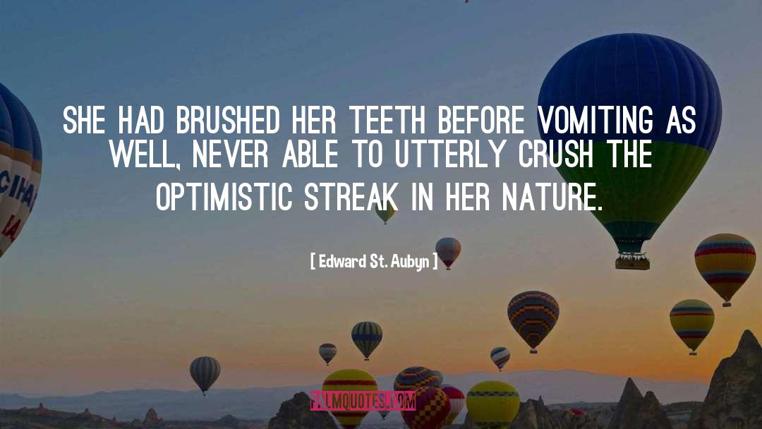 Vomiting quotes by Edward St. Aubyn