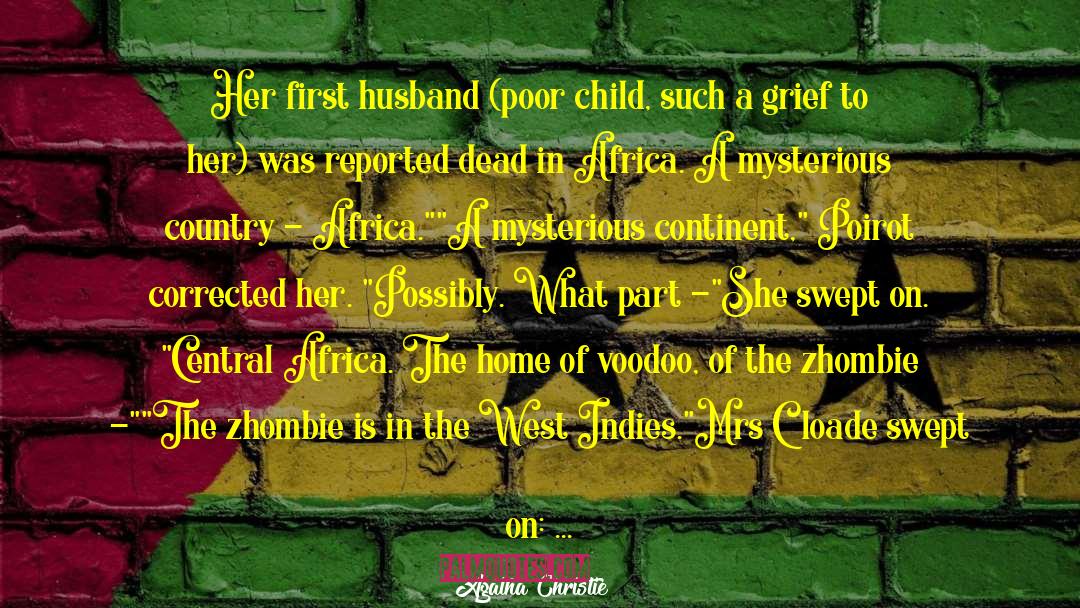 Voodoo quotes by Agatha Christie