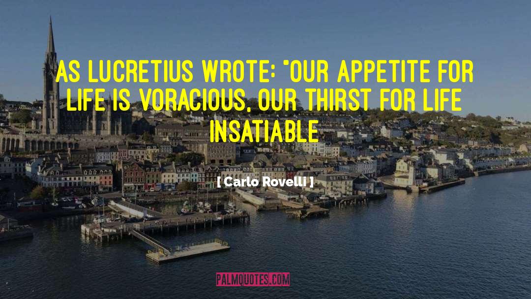Voracious quotes by Carlo Rovelli