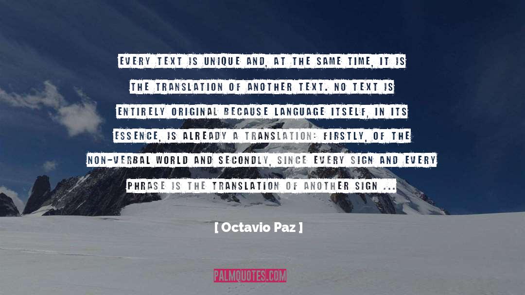 Vorrebbe Translation quotes by Octavio Paz