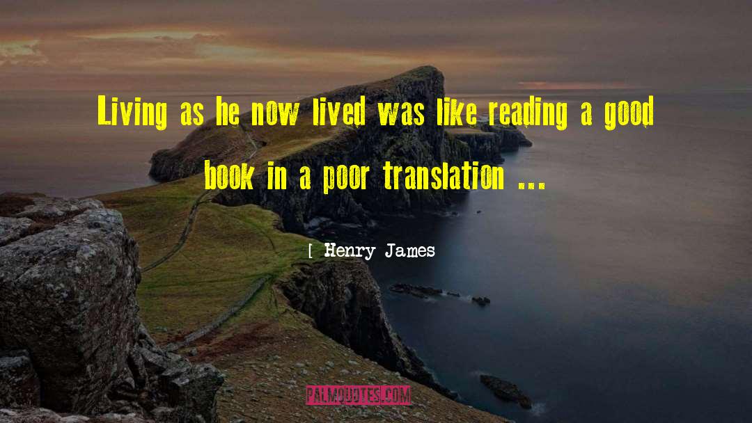 Vorrebbe Translation quotes by Henry James