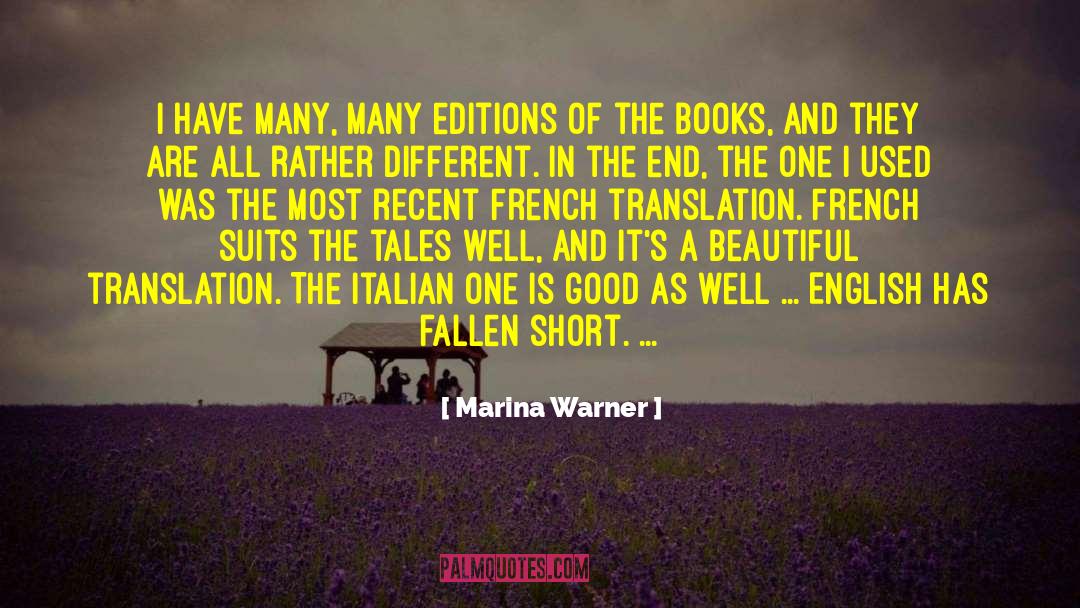 Vorrebbe Translation quotes by Marina Warner