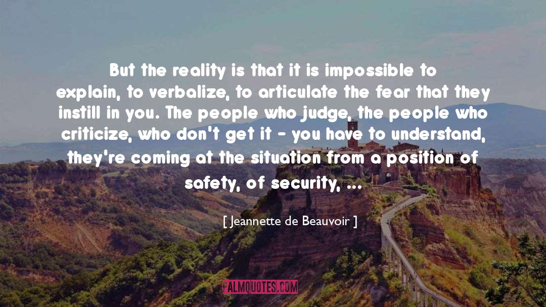 Vortex quotes by Jeannette De Beauvoir