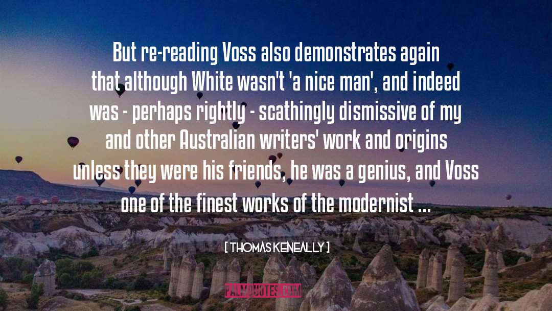 Voss Novel quotes by Thomas Keneally