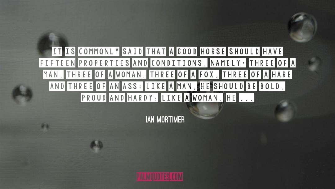 Vossekuil Properties quotes by Ian Mortimer