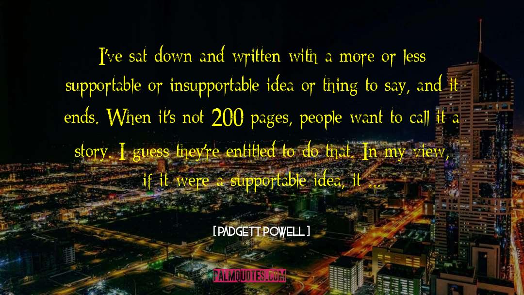 Vostro 200 quotes by Padgett Powell