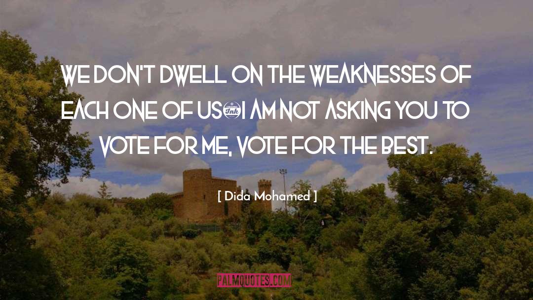 Vote For Me quotes by Dida Mohamed