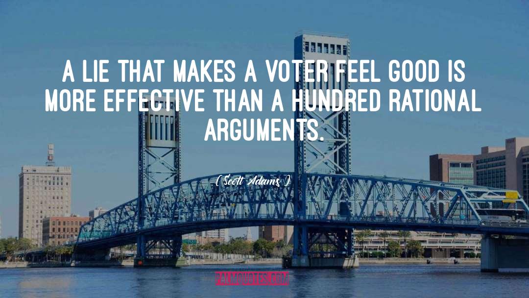 Voter quotes by Scott Adams