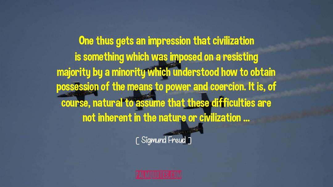 Voter Suppression quotes by Sigmund Freud