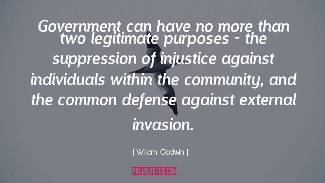 Voter Suppression quotes by William Godwin