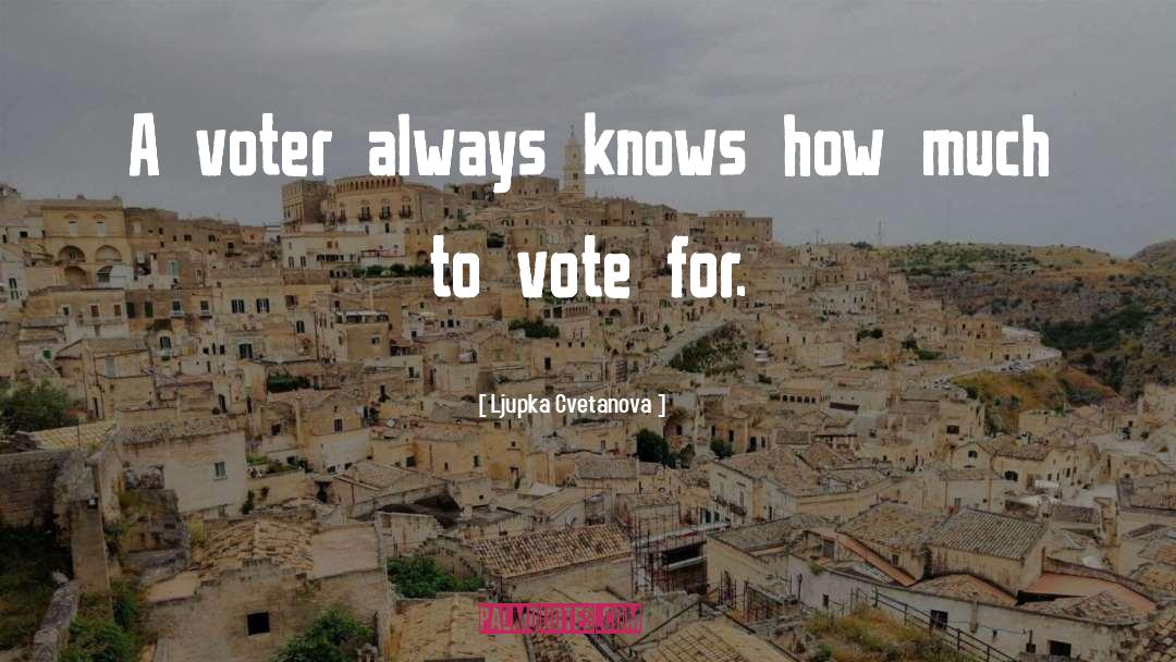 Voter Turnout quotes by Ljupka Cvetanova