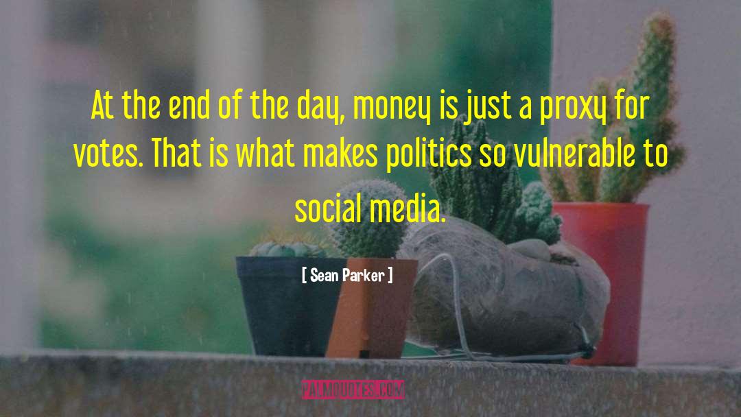Votes quotes by Sean Parker