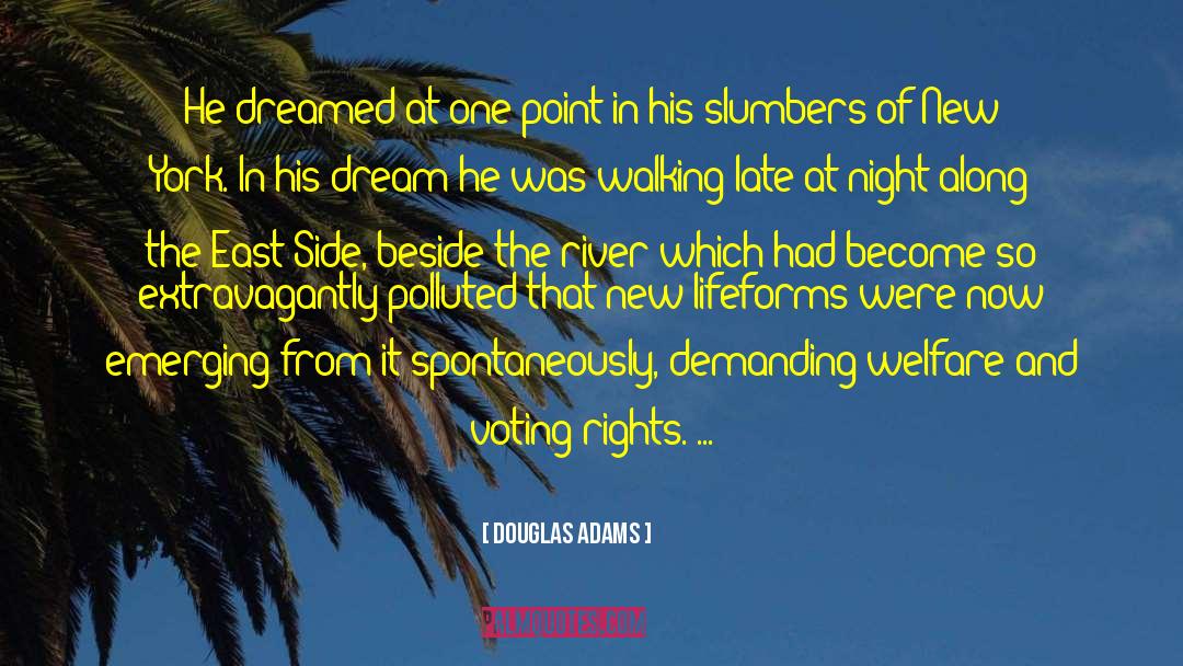 Votes Voting quotes by Douglas Adams