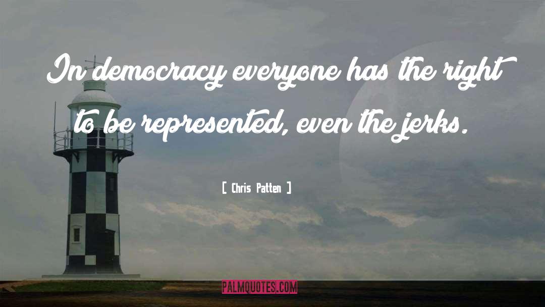 Voting And Democracy quotes by Chris Patten