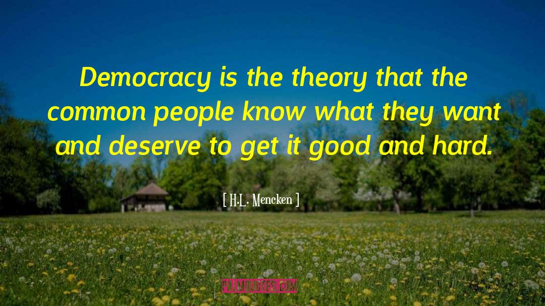 Voting And Democracy quotes by H.L. Mencken