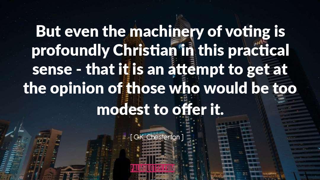 Voting Frauds quotes by G.K. Chesterton