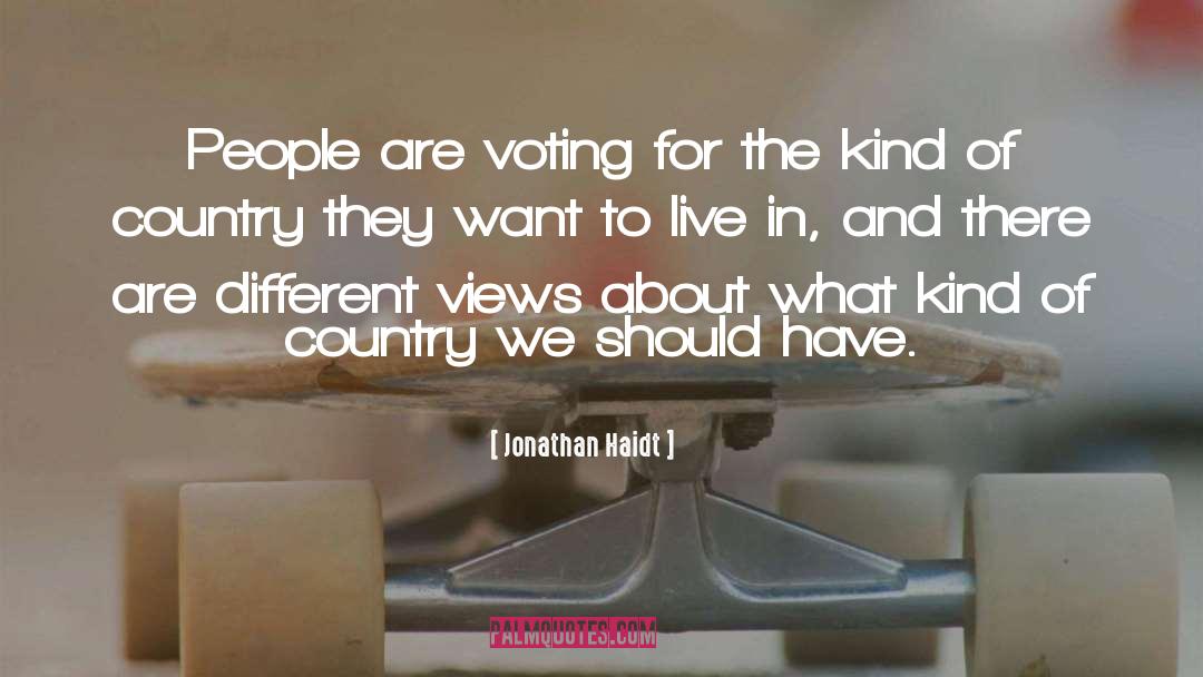 Voting Frauds quotes by Jonathan Haidt