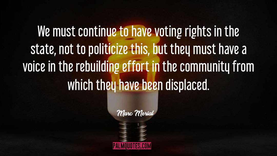 Voting Rights Act quotes by Marc Morial