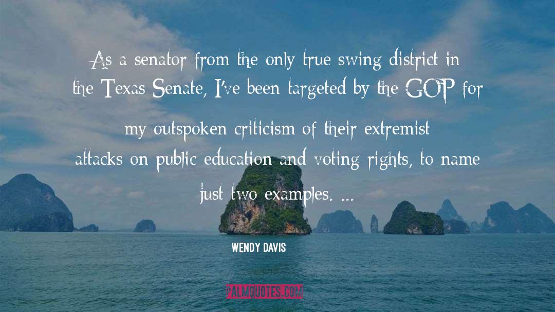Voting Rights quotes by Wendy Davis