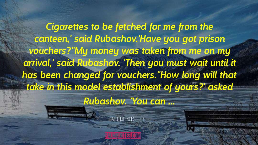 Vouchers quotes by Arthur Koestler