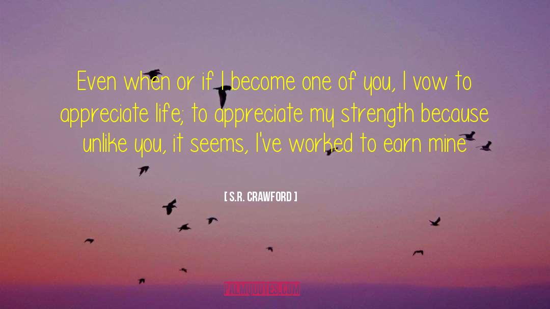 Vow quotes by S.R. Crawford