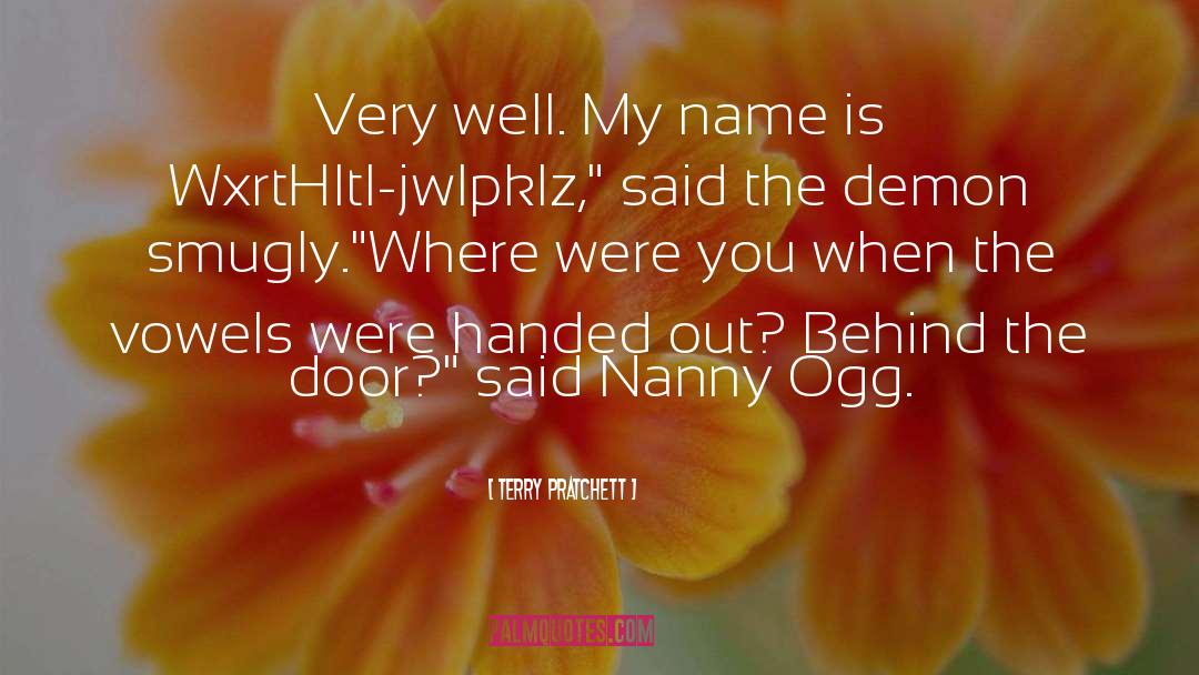 Vowels quotes by Terry Pratchett