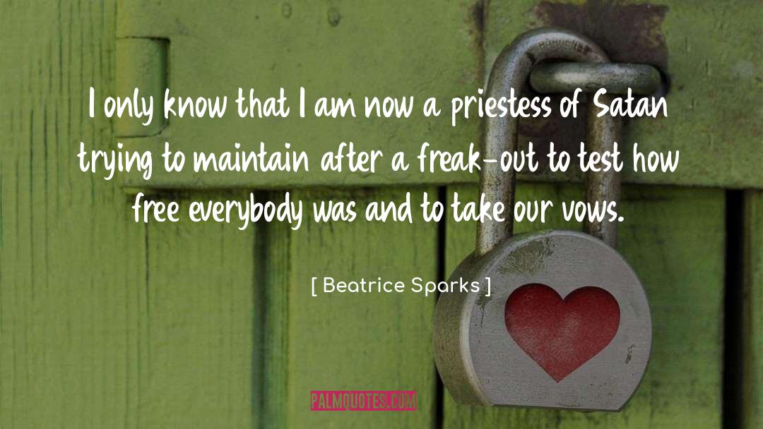 Vows quotes by Beatrice Sparks