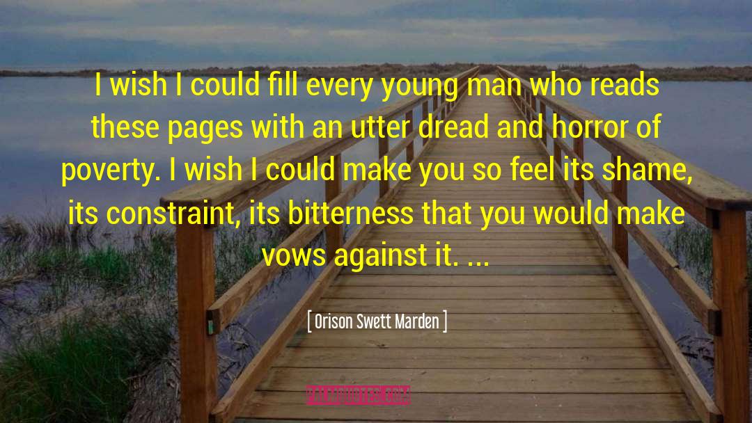 Vows quotes by Orison Swett Marden