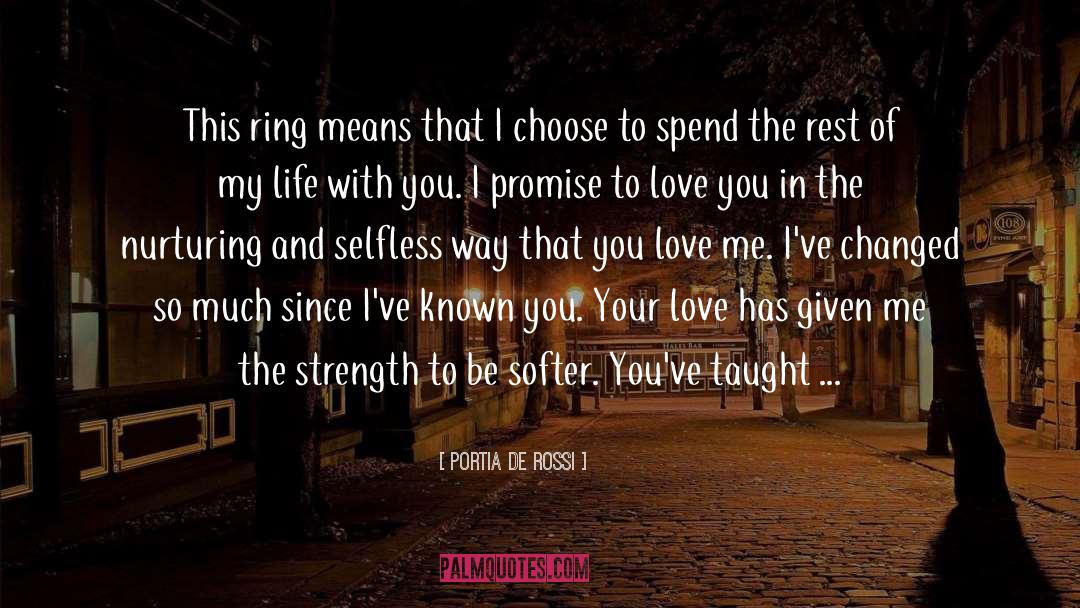 Vows quotes by Portia De Rossi