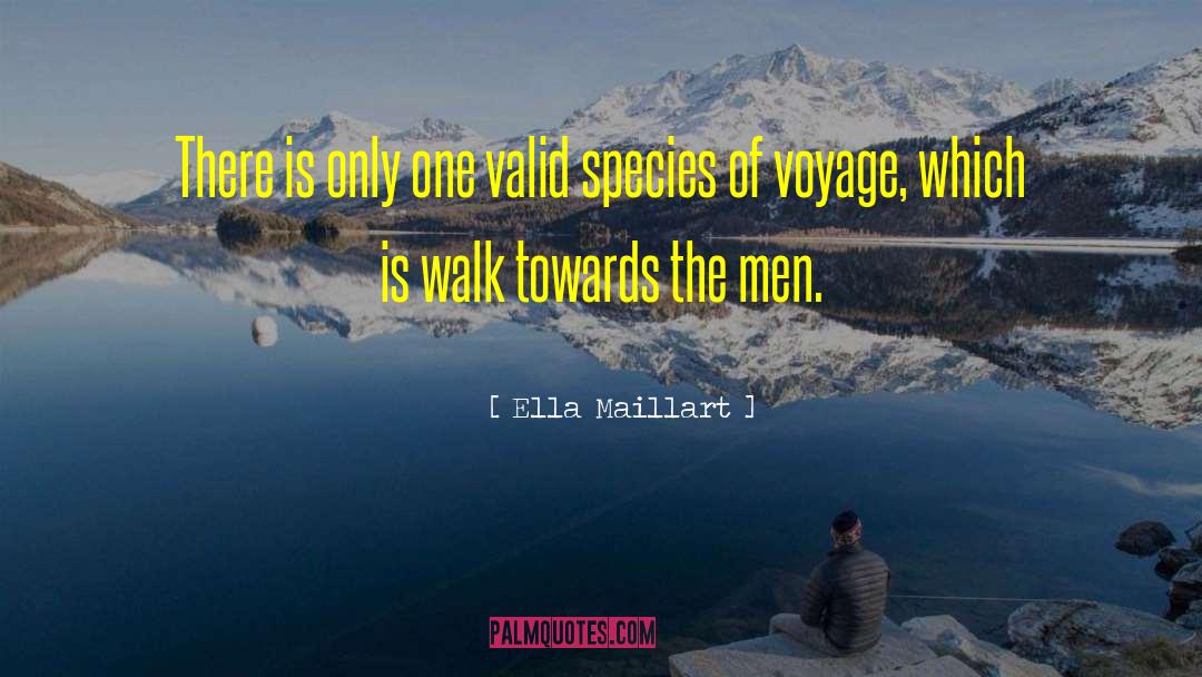 Voyages quotes by Ella Maillart