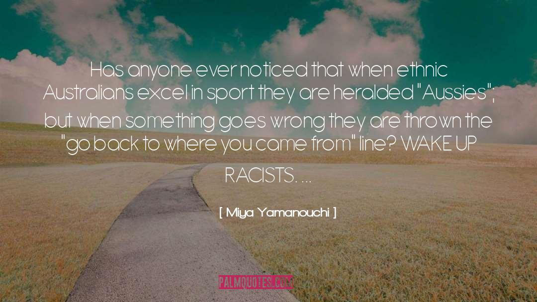 Vreun Sport quotes by Miya Yamanouchi