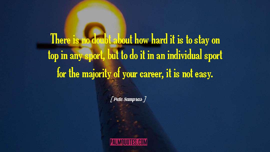 Vreun Sport quotes by Pete Sampras