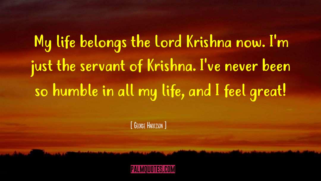 Vrindavan Krishna quotes by George Harrison