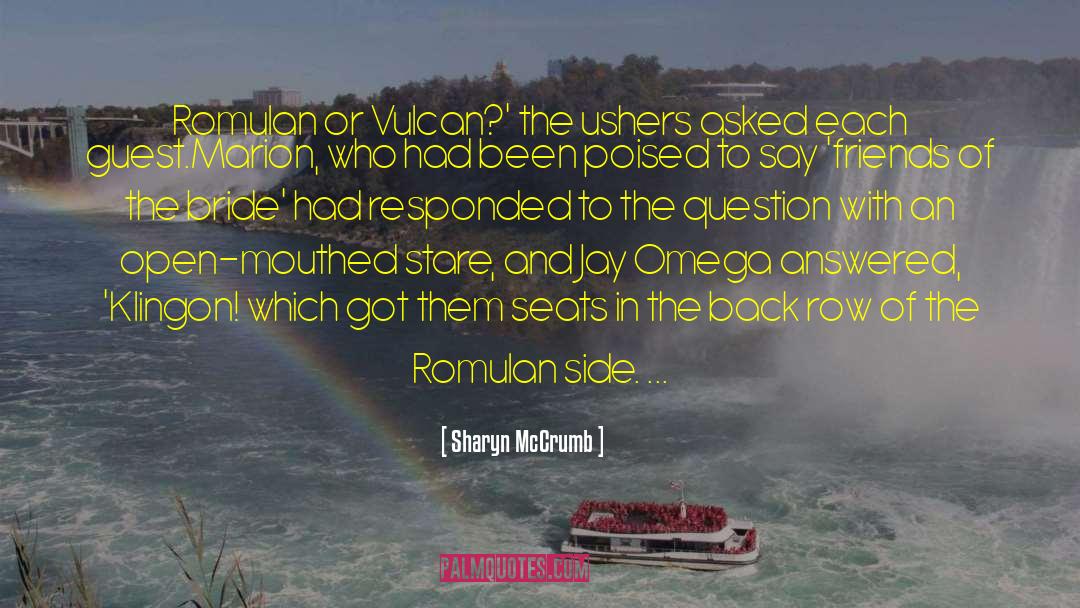 Vulcan quotes by Sharyn McCrumb