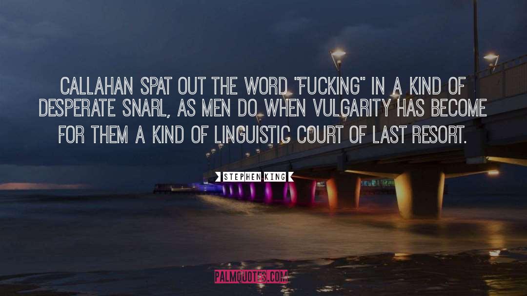 Vulgarity quotes by Stephen King