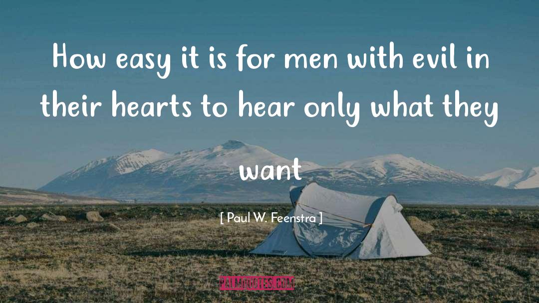 Vulnerable Men quotes by Paul W. Feenstra