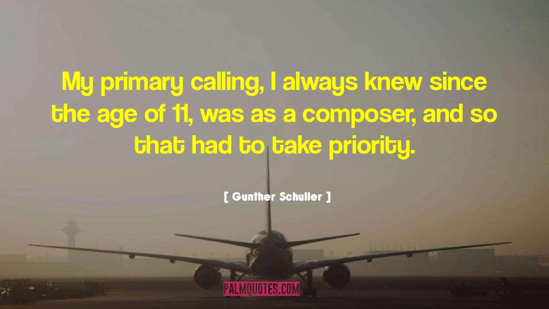 Vulpius Composer quotes by Gunther Schuller