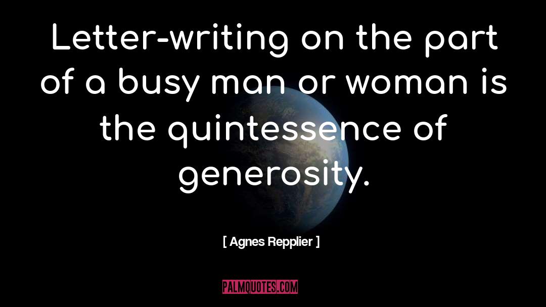 Vzpr Men quotes by Agnes Repplier